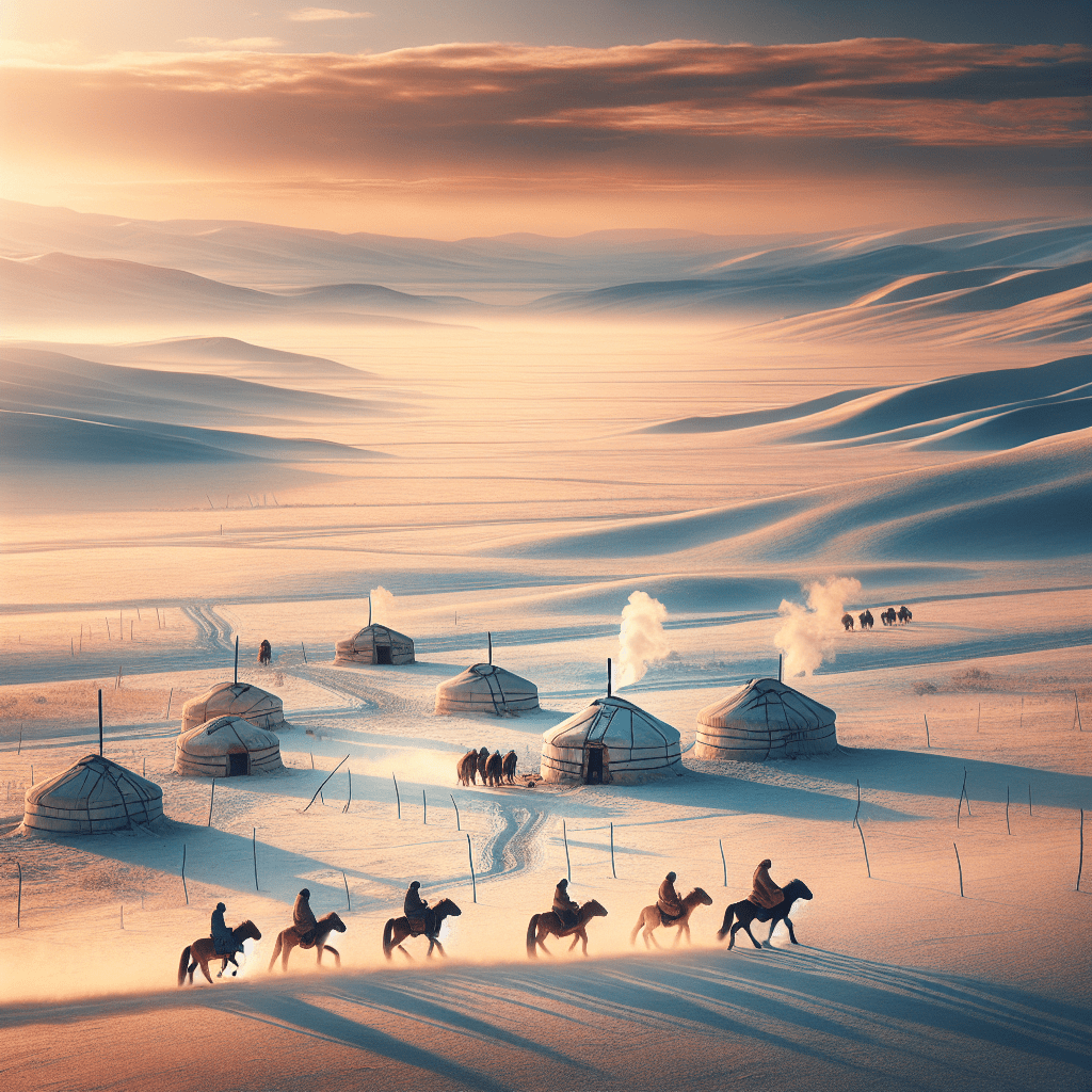 Überwintern in Mongolei